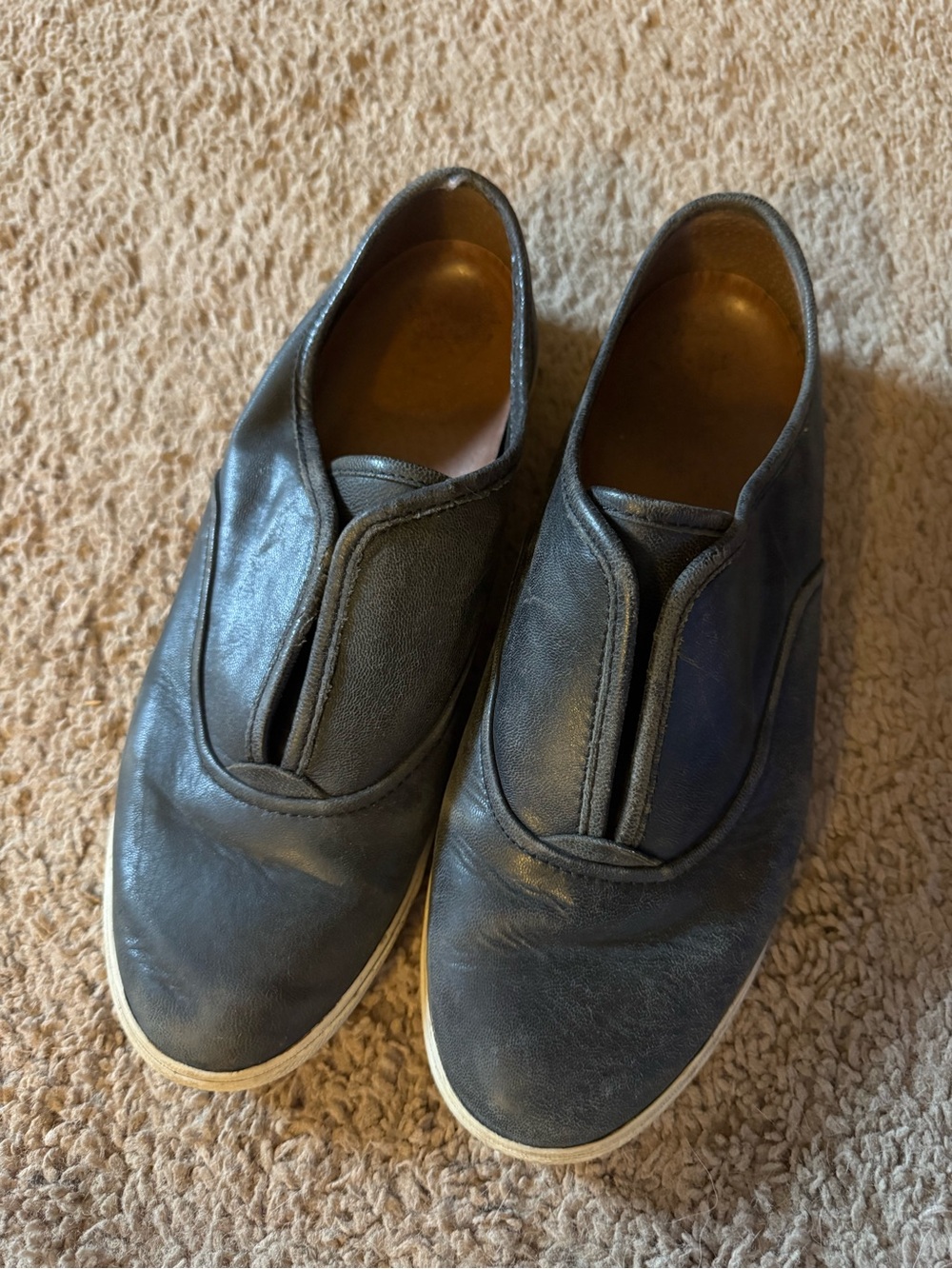 Frye Leather Slip-On Sneakers